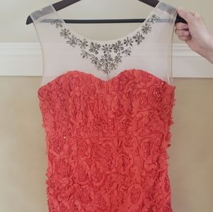BNWT Red dress with sequin and crystals